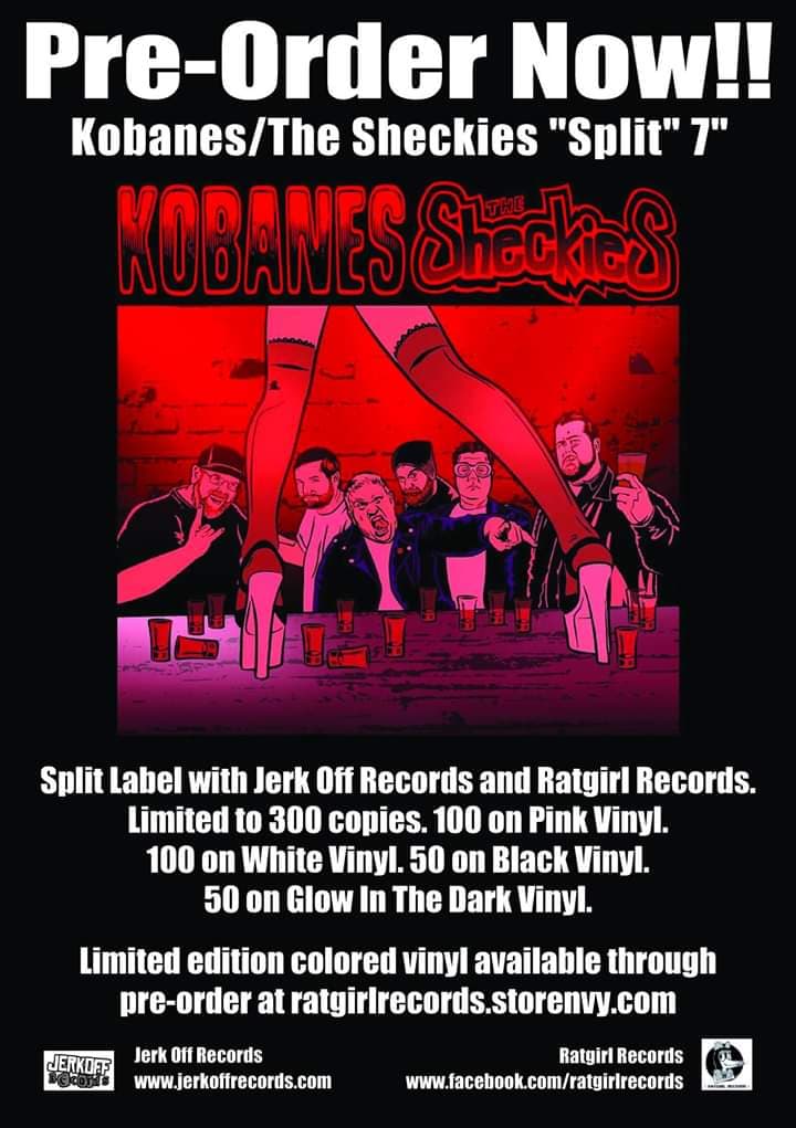 Kingly131's tweet image. Sheckies/Kobanes 7 inch vinyl now available for pre-order!