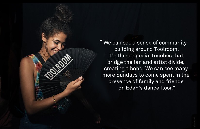 toolroomrecords's tweet photo. Thanks to @ibizaspotlight for the amazing review of our opening party at @eden_Ibiza. 😍

"Toolroom has thrived on a philosophy based on family values" 

#FAMILY. 
#TOOLROOMFAMILY. 

https://t.co/C1W0keJmZV https://t.co/SiNRCqnwAb