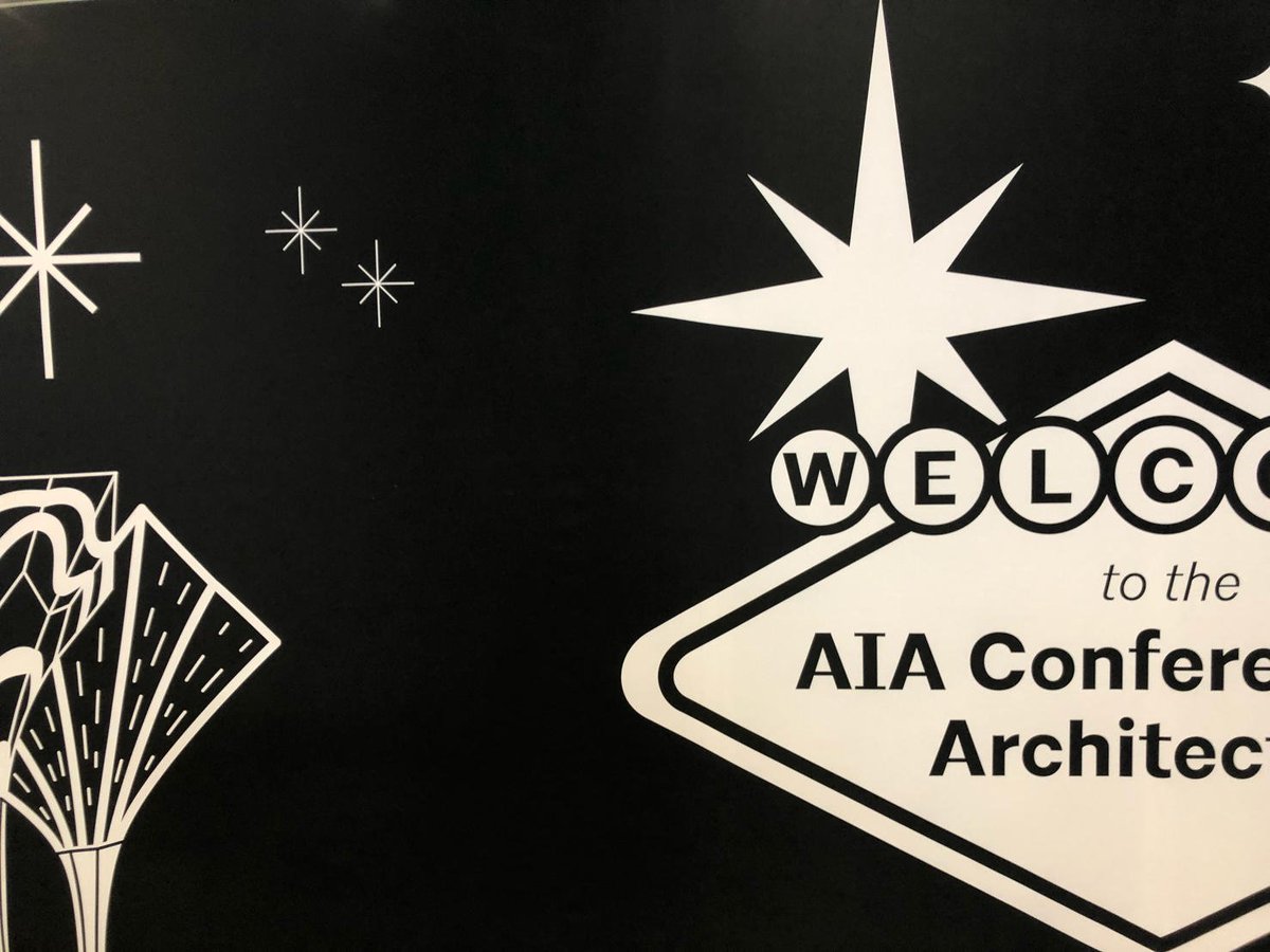 We are at A'19 AIA Conference on Architecture In Las Vegas today #A19con #Architecture #Design #Facades <a href="/AIANational/">AIA</a> #AIANationalConference