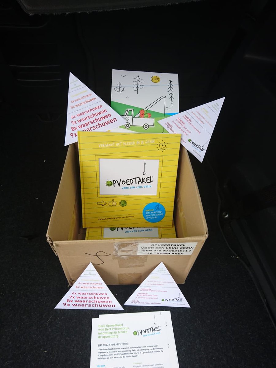 opvoedtakel's tweet photo. We zijn bijna toe aan de tweede druk. Als je nú een boek bestelt hoef je niet lang te wachten én heb je een originele eerste druk in huis. # opvoedtakel #positief #opvoeden #boek #gezin #jeugd https://t.co/jUCY5mPVGA