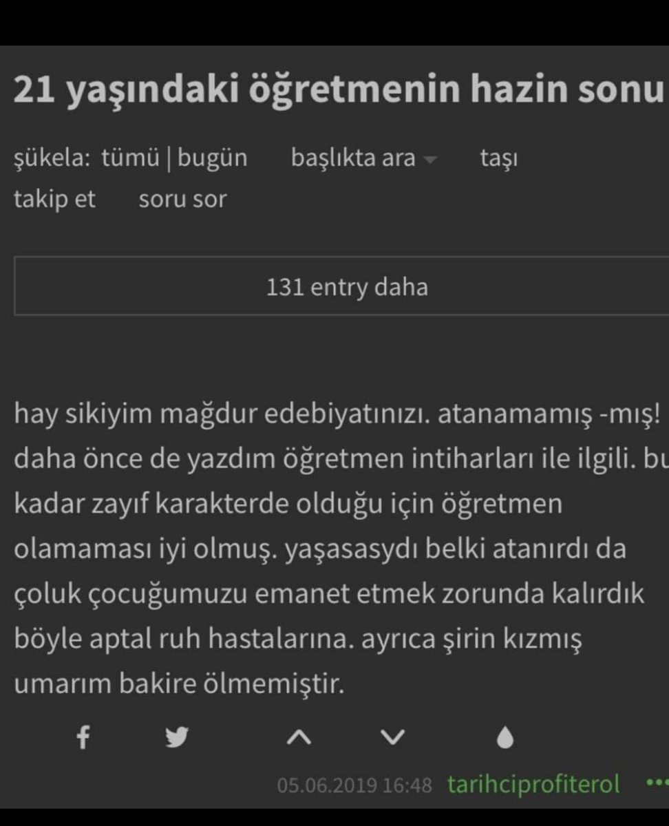 AliLidar's tweet image. Bakın bunun yavşaklıktır, kötülükten de öte kötülüktür. Ağzımı sonuna kadar açıp orospu çocuğu diye bağırmak istiyorum! Bu ekşi sözlük kaynaklı kaçıncı hadsizliktir?Ömrüm boyunca sansürün her türüne karşı çıktım.Ama insanın!ağzına gelen her şeyi bu kadar rahat da yazamaması lazım