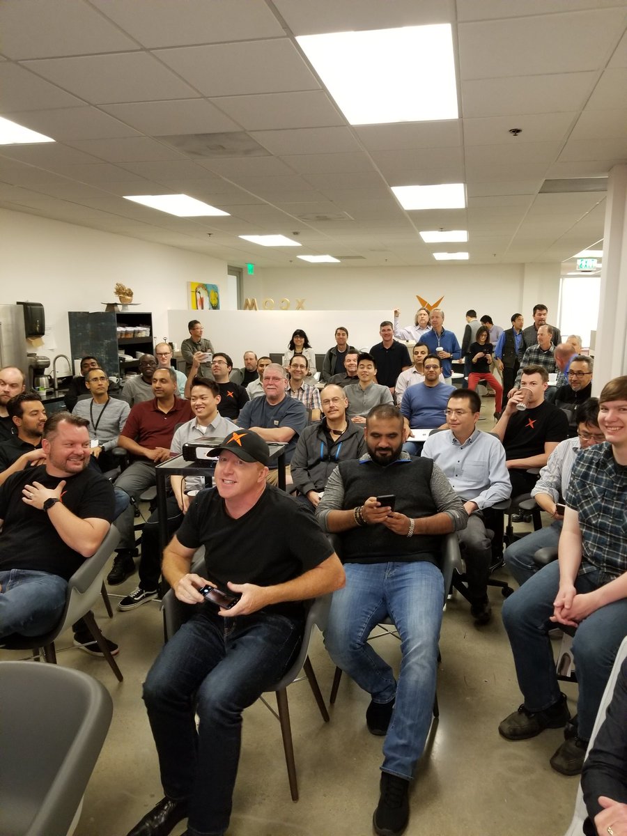 One incredible year has passed <a href="/XCOMtech/">XCOMLabs</a>. Just a few more of us to #keepinventing the future of wireless technology. One of our investors came by recently to chat about his start-up experiences.😁

Thanks to all our partners for supporting us! 

Thanks to the whole XCOM team!