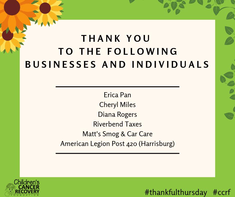 ChildrenCRF's tweet photo. #thankfulthursday #ccrf https://t.co/uMJF2BJ3C5