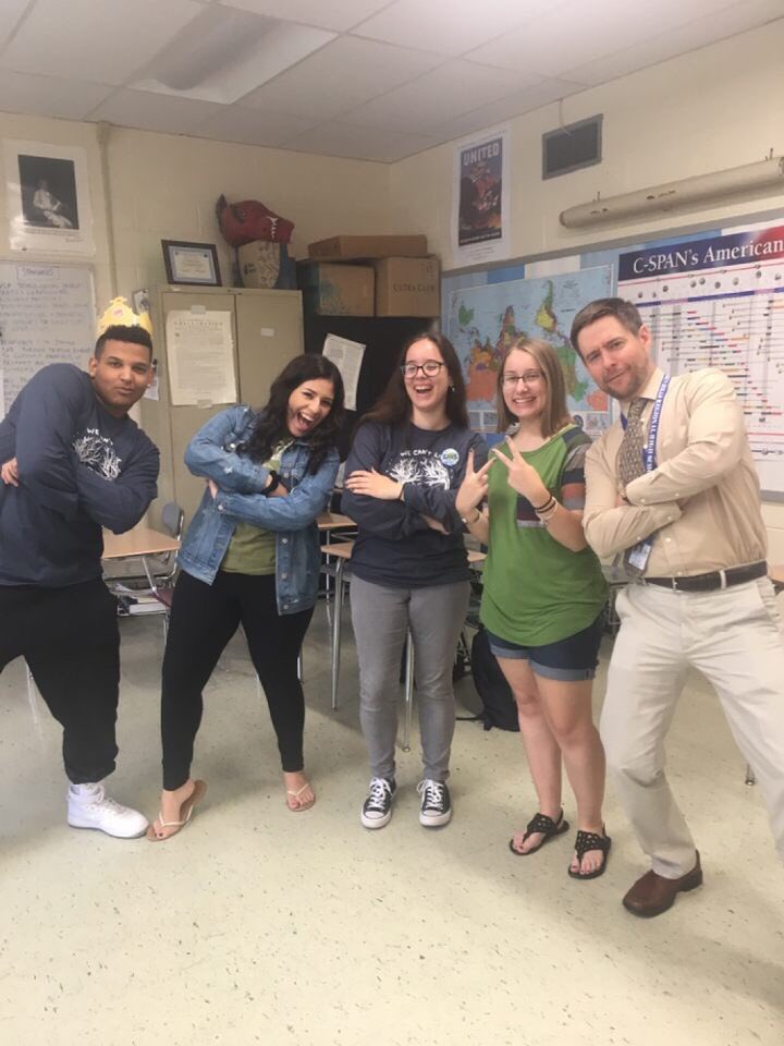 Saying goodbye to our seniors today during our last SAVE meeting of the year😢 Good luck to these four awesome seniors! 🎓 We can’t wait to see all the amazing things you do in your future! 🤩