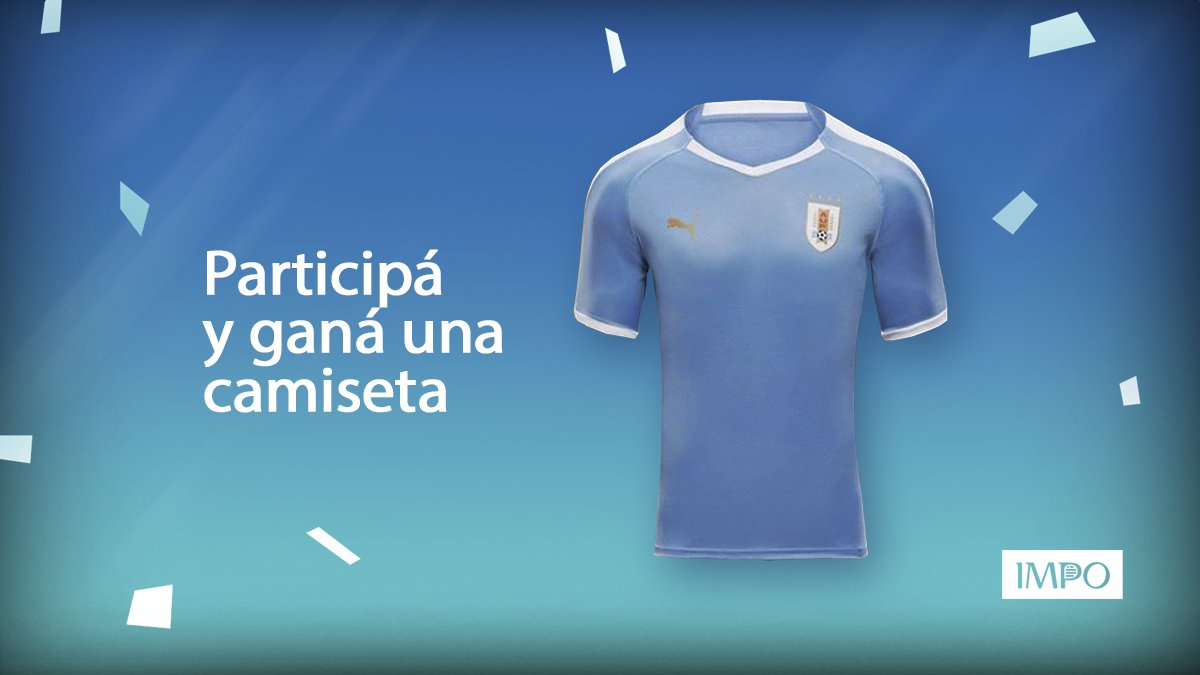 impouruguay's tweet photo. #SorteoIMPO
¡Participá por una camiseta de @Uruguay!
Seguinos | Arrobá a dos amigos | Usá el hashtag #LaCelesteEnPantallaIMPO
Tenés tiempo hasta el 24 de junio.
+ info ➡️ https://t.co/nzMiIJjq50
#IMPOuy #PantallaIMPO #CopaAmérica2019 #Uruguay https://t.co/IMLZi3uKTN