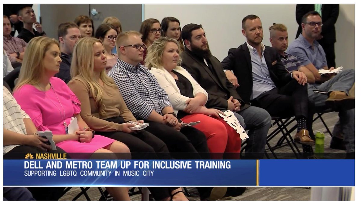 Enjoyed hosting @MayorBriley at the #DellNashville office as part of PRIDE Month and Ally Training. <a href="/WSMV/">WSMV 4 Nashville</a> showed up too! #nashville #lgbt #iworkfordell <a href="/Dell/">Dell</a>