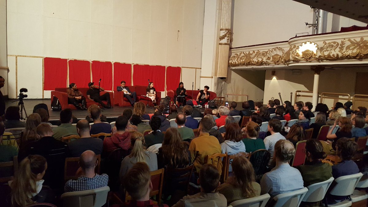 Now, <a href="/AyoCaesar/">Ash Sarkar</a> explaining the roots of anti migrant racism in the UK and how successive governments have used migrants as a scapegoat for their own behaviour. Really useful background to understand how we came to the 'hostile environment'. @McrMomentum