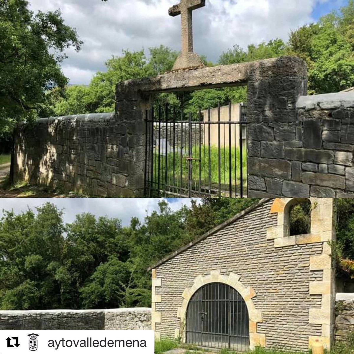 protocolofuner1's tweet photo. Cementerio de Taranco #valledemena 📸 Ayuntamiento Villasana de Mena #protocolofunerario https://t.co/oiB6auY2dJ
