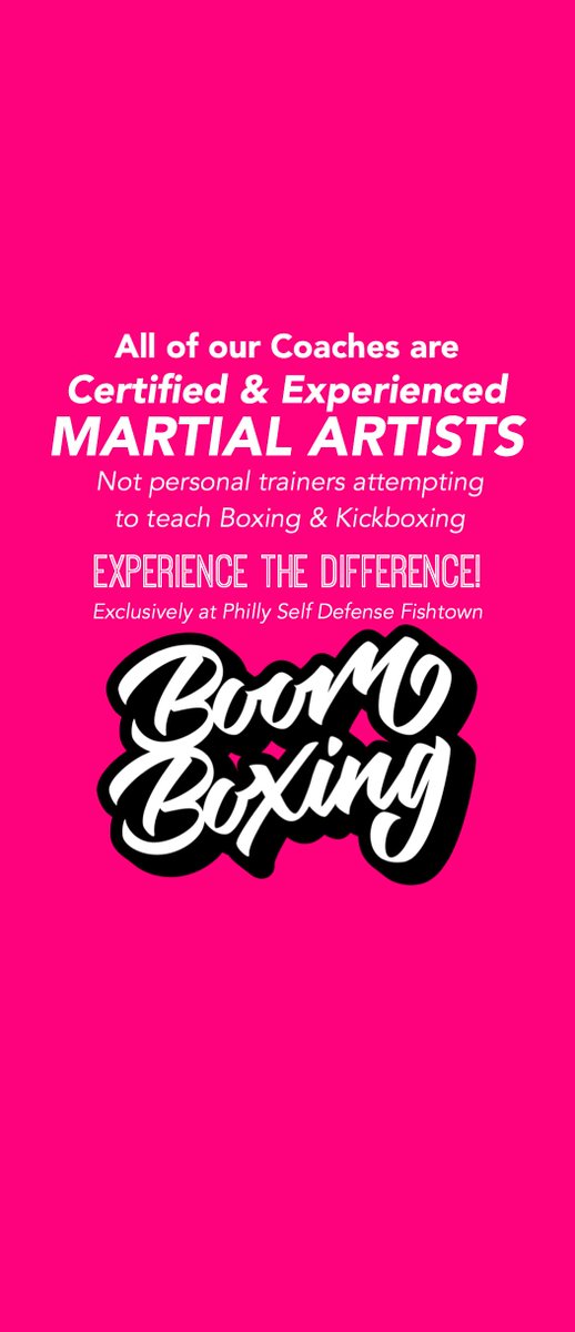 MI_Method's tweet image. 💥 @Boomboxing 🥊 5x a Week, taught by experienced and certified #MartialArtists Learn real #Boxing &amp;amp; #Kickboxing @phlyselfdefense  in #Fishtown