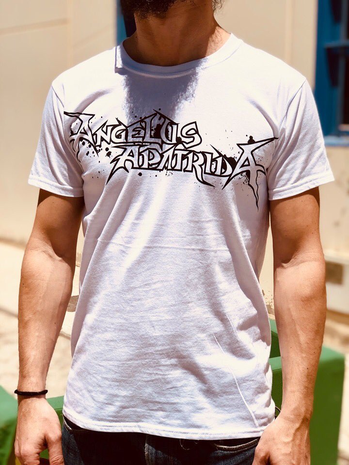 AngelusApatrida's tweet photo. Black clothes for summer? Check our new white tee, be One Of Us! This and much more at https://t.co/OwCIWLPVyu! https://t.co/4yyVOYdcVc