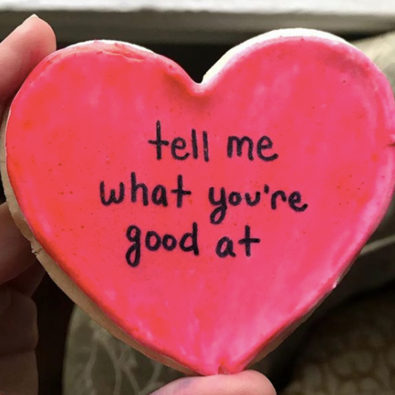 Share your talents; get a cookie. 🍪🙌 (📷:  <a href="/thesweetfem/">Becca Rea-Tucker</a>)
