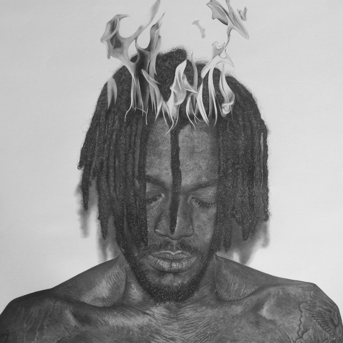 dgkart_'s tweet photo. "Résilience"
Dessin aux crayons graphite
50x50cm
1 mois et demi de travail 
#art #drawing #portrait #hyperrealism #dgk972 #graphitefeature #realism #pencildrawing https://t.co/FHem7YLIZh