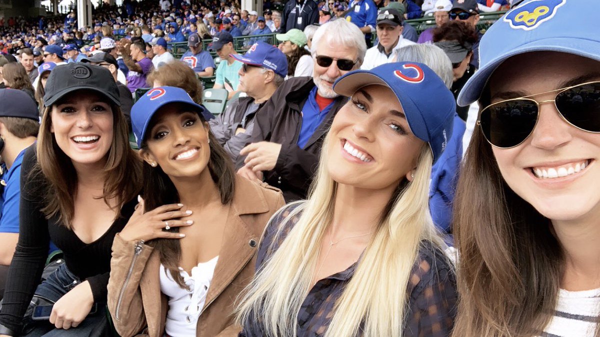 Meghan Kluth on X: News girls day off! Go @Cubs go, @AlexisMcAdamsTV  @CortneyHall @kellykdavis  / X