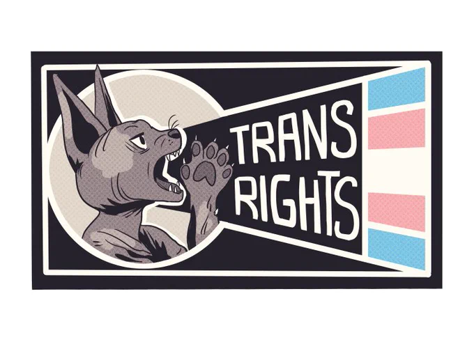 Goblin says: TRANS RIGHTS #PrideMonth 