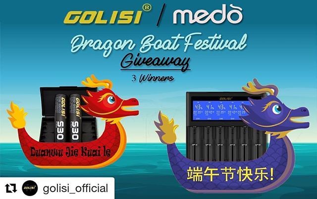 #Repost @golisi_official (@get_repost)
・・・
@golisi_official & @medovape Golisi S30 18650 & Golisi S6 Smart Charger! 3 winners! 🎉🎊 .
.
Rules and mechanics are simple 😎

1️⃣ You must follow @golisi_official & @medovape on instagram 👆

2️⃣ Tag 3 vap… bit.ly/2Zc4Soy