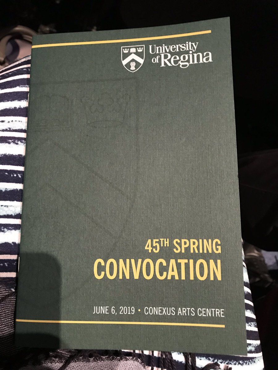 JOP691's tweet photo. Our family is beyond ecstatic to be at the 45th Spring @UofRegina Convocation to celebrate our daughterโs accomplishments. #HighHonours Bachelor of Arts #psychology
Congrats Berkley Jo!!! Congrats to all who walk across the stage today!!! https://t.co/J2khma9AnP