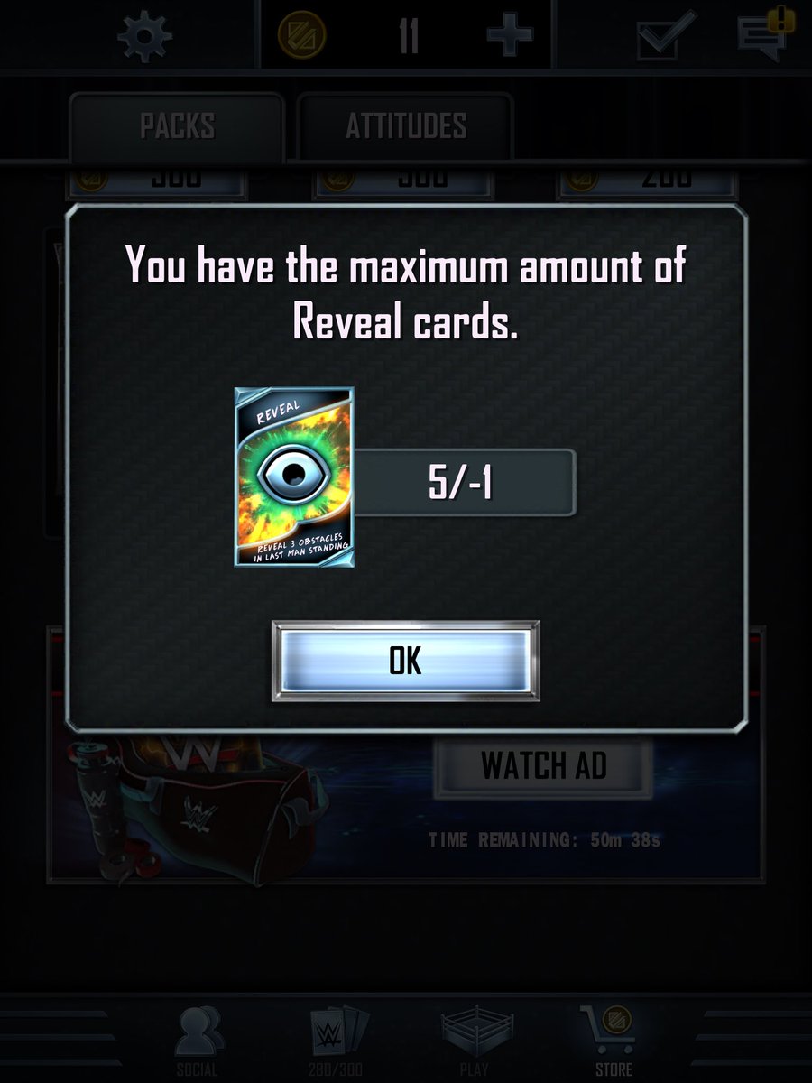Daemonhunt2's tweet image. Why we getting this @WWESuperCard
