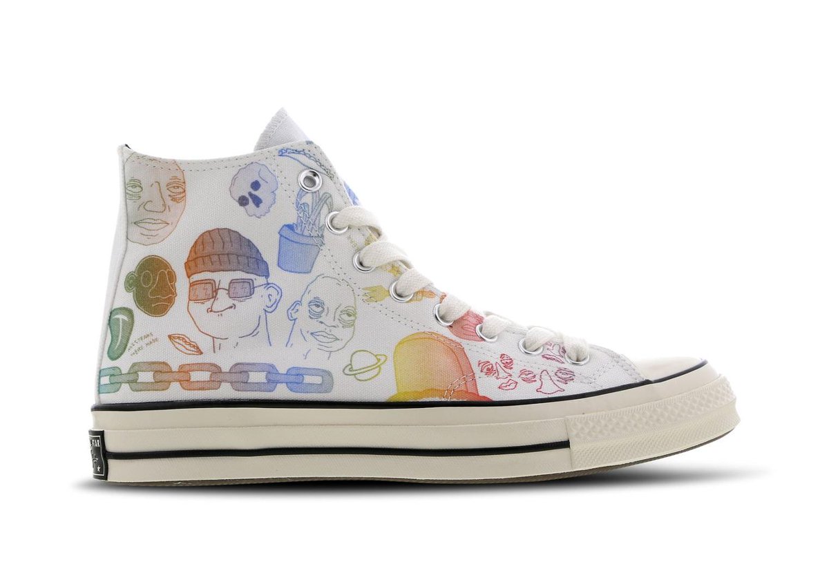 sneakermyth's tweet photo. ad: Tyler The Creator x Converse Chuck 70 Hi On Sale For £45 At Footlocker EU >> https://t.co/Kmy5eTmOHi https://t.co/5fZpArSEQh