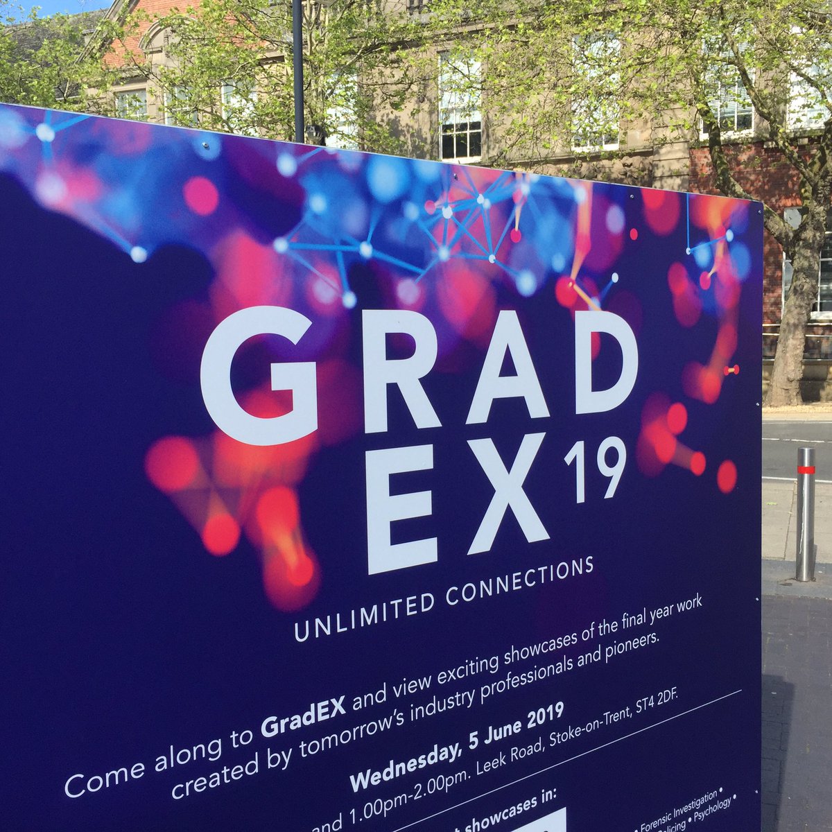 PaulStratSol's tweet photo. Great day today checking out some very talented students at the #gradex19 show @StaffsUni The standard of work was cracking ✊🏻 I’d fear for my job if any of them joined us!! @StratSols 😬 Well done everyone! https://t.co/Dqk6bI4951