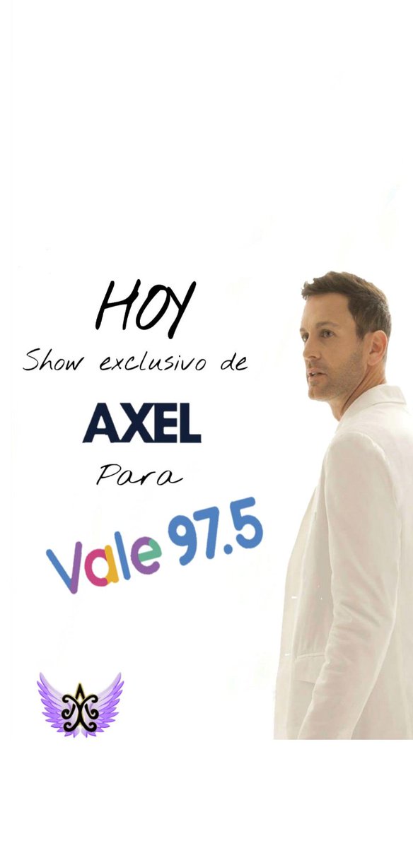 FCAngelDorado's tweet photo. Entrá a nuestro perfil de instagram y contanos... ¿Qué canción te gustaría que cante @AxelOficial en el show exclusivo para @Vale975? 
👇🏽 https://t.co/yycqoTLxSp https://t.co/U1hRfCjLeR