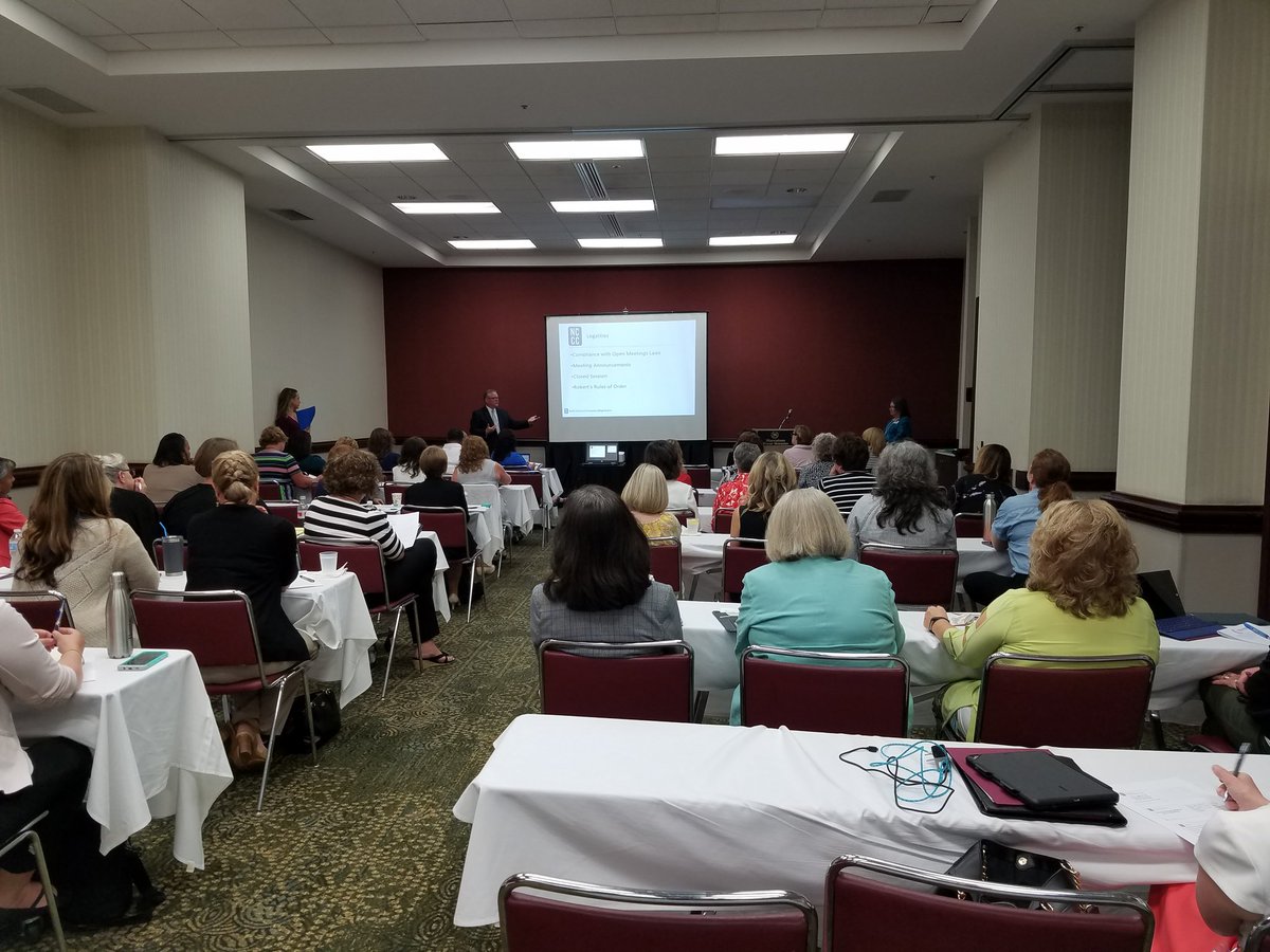 Great day at the 2019 NC Community College Executive Assistants Training with valuable information sharing &amp; engaging speakers. What an outstanding group! #Weare58strong