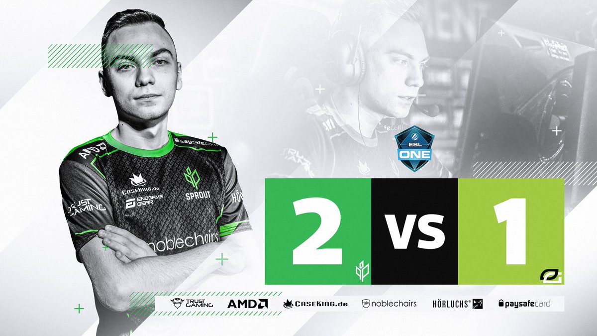 sproutGG's tweet photo. Noone can stop us right now!
What a match! 🌱💪
The boys managed to defeat @OpTicGaming 2-1. Therefore we advance into the Closed Qualifier of the @ESLCS #NewYork.
Amazing performance by all of them. #GrowSprout 💚 https://t.co/N8w8v2CxPP