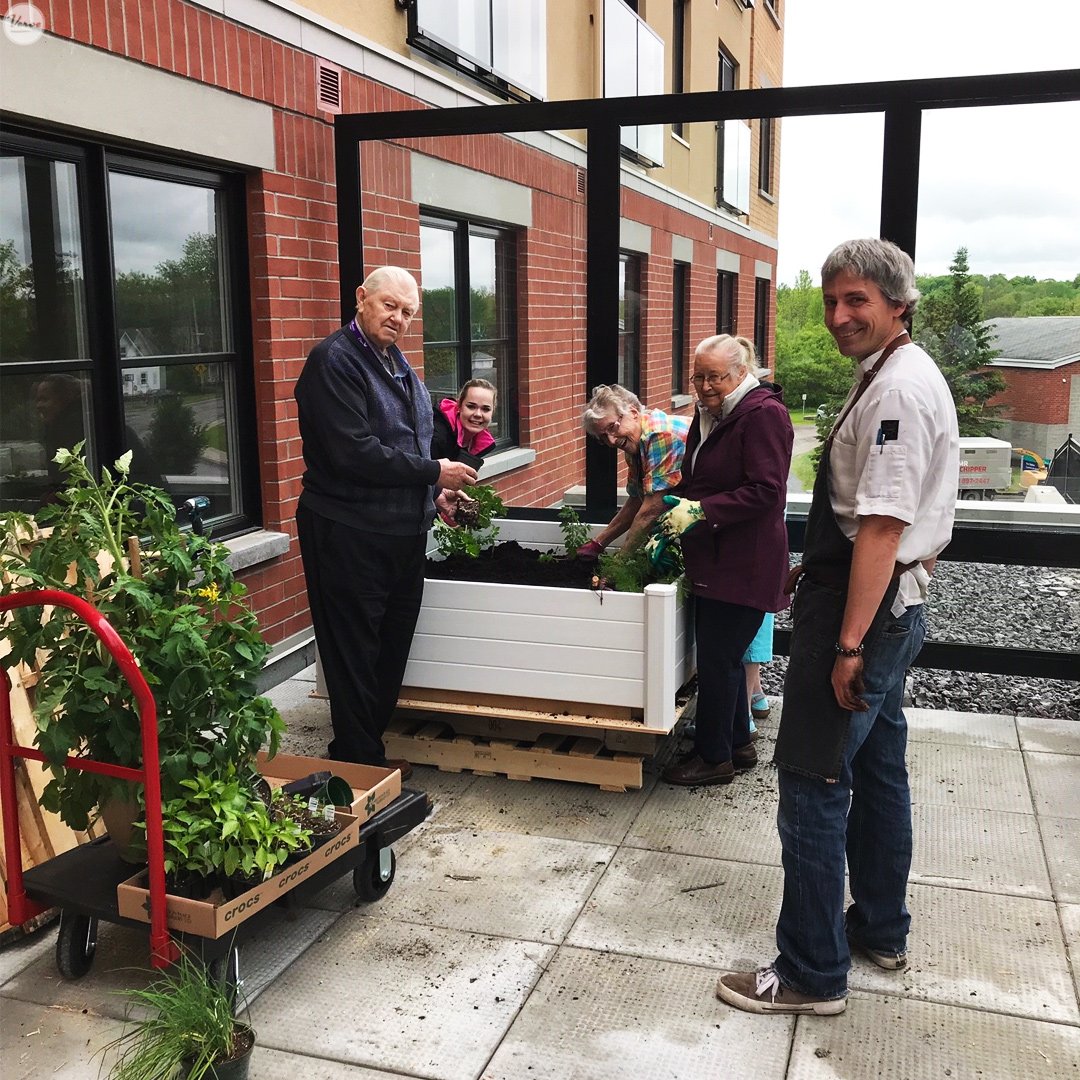 vervesrliving's tweet photo. Residents at Carp Commons Retirement Village enjoyed a day out on the patio planting some veggies. π³ #verveseniorliving #seniorsrock #retirement #inspiredseniorliving #seniors #seniorliving #seniorcare #activeaging #gardening #carpcommons #carp https://t.co/PFGQsFSWnz https://t.co/BGYu4Lsy7k