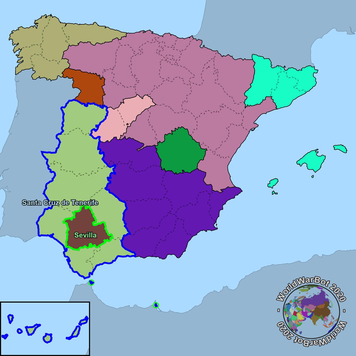 Tercera semana de diciembre, año 2022, Sevilla se ha rebelado contra Santa Cruz de Tenerife y ha logrado independizarse.
#SantaCruzdeTenerife #SantaCruzdeTenerife