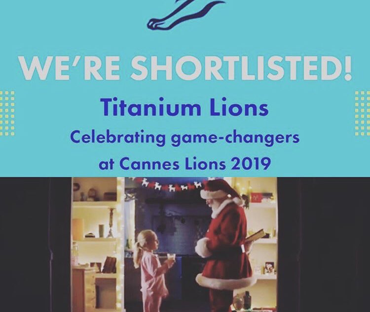 Woohoo! #StorySign has been shortlisted for a Titanium Lion award at Cannes Lions 🙏🏻🥂 Well done to all involved... especially my ludicrously talented husband <a href="/overton54/">Chris Overton</a> who directed it 👇🏼🥂