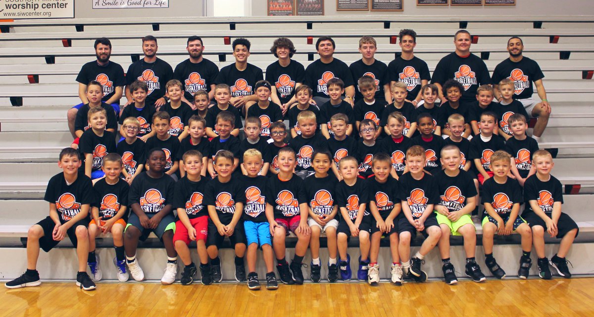 shurtz10's tweet photo. Awesome 4 days of Future Tigers Basketball Camp. Young guns had a blast. The future is bright for @HerrinHoops! https://t.co/P2rE4C4NqL