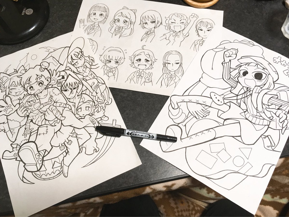 #線画がアナログのひと 