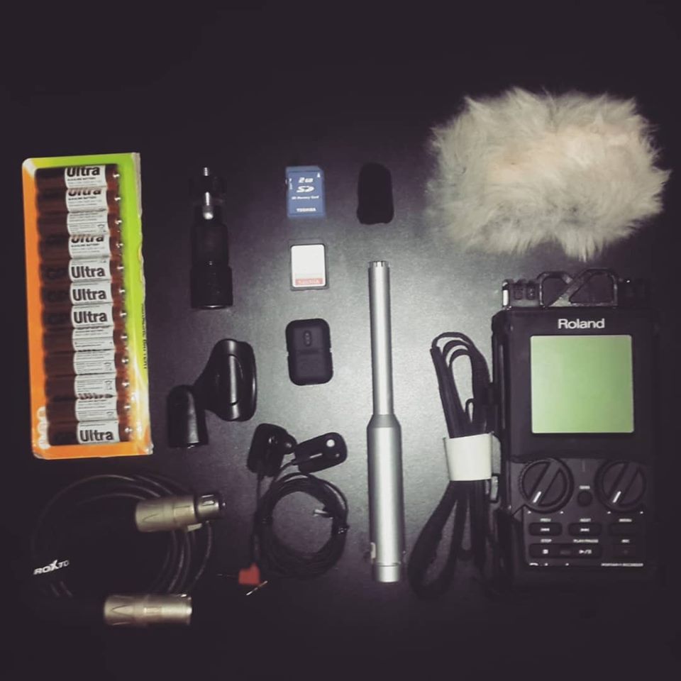 ShorAudio's tweet photo. Going north to record some stereo and binaural forest and mountain ambiences, and maybe some closeup sound effects, using #Roland R26, Roland CS-10EM, #Behringer ECM8000 & #Instamic Pro
#binauralrecording #fieldrecording https://t.co/1ZYyCHH5lz