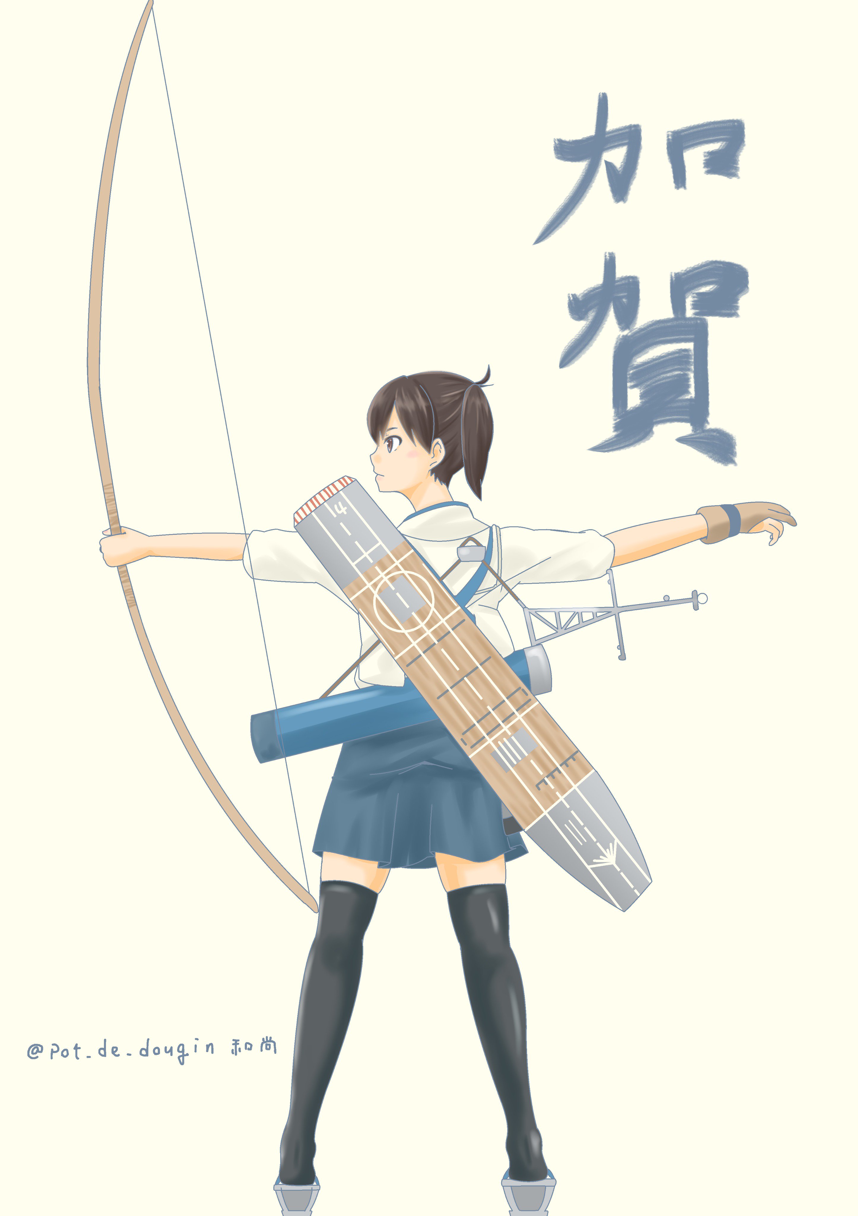 Pot De 一射入魂の弓返り加賀さん 艦これ 加賀 弓返り T Co Os5puwht6a Twitter