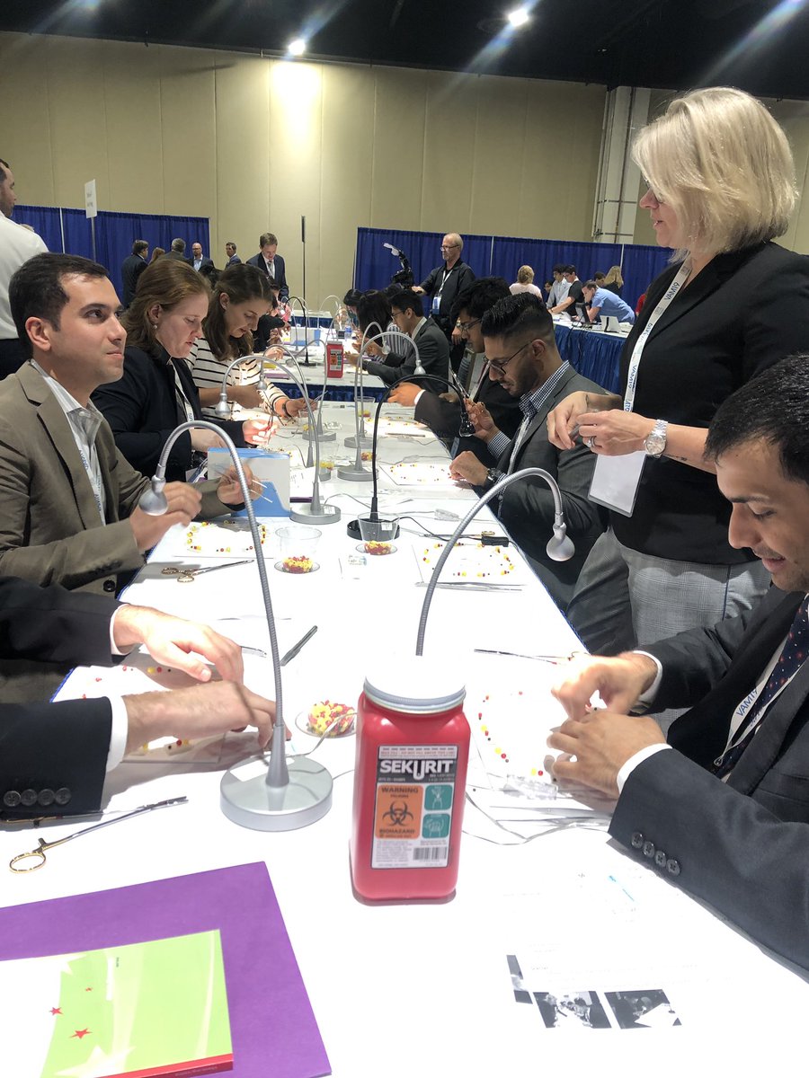#VAM19 Resident and Student skills session <a href="/FutureVascSurgn/">FutureVascSurgeons</a>