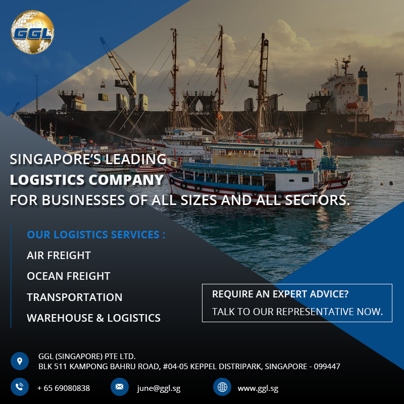 Singapore’s leading logistics company for businesses of all sizes and all sectors.
Our logistics services :
🔶 Air Freight
🔶 Ocean Freight
🔶 Transportation
🔶 Warehouse &amp; Logistics
 Web: ggl.sg
#AirFreight  #OceanFreight  #FreightForwarding #Logistics