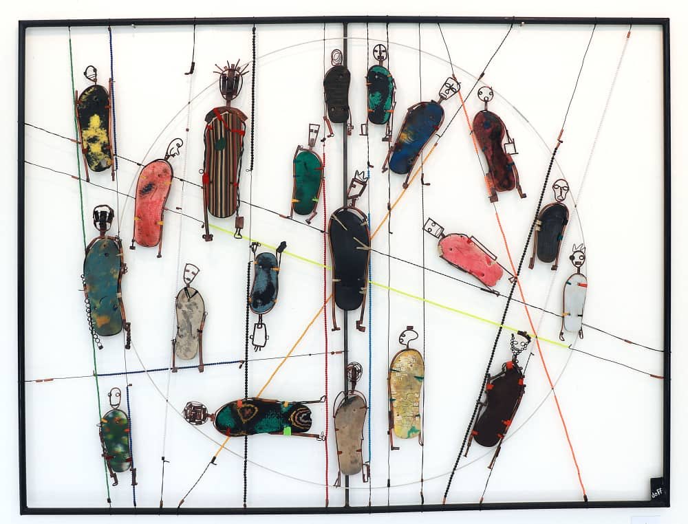 Univers 
Sculpture 
Technique mixte 
Dimension 185x140cm
Doff 2019