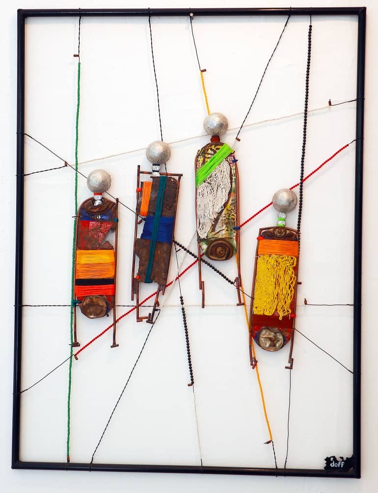 Synergie 
technique mixte 
Dimension:100x81cm 
Doff 2019