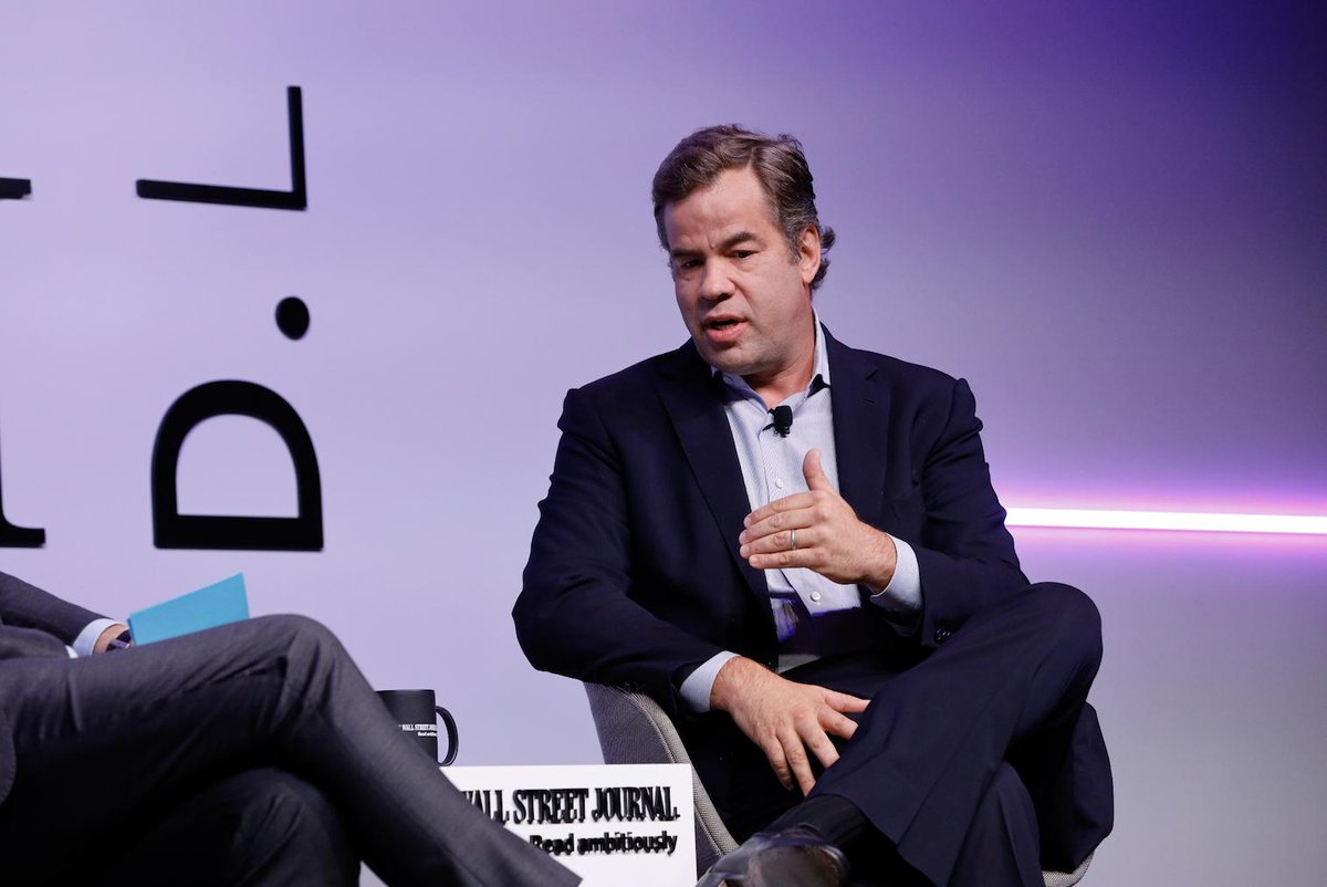 WSJTech's tweet photo. At #WSJDLive in Hong Kong, Uber’s @BrooksEntwistle says he sees opportunities in countries like Pakistan, Egypt and Nigeria as untapped markets https://t.co/9FRWWqdkEp