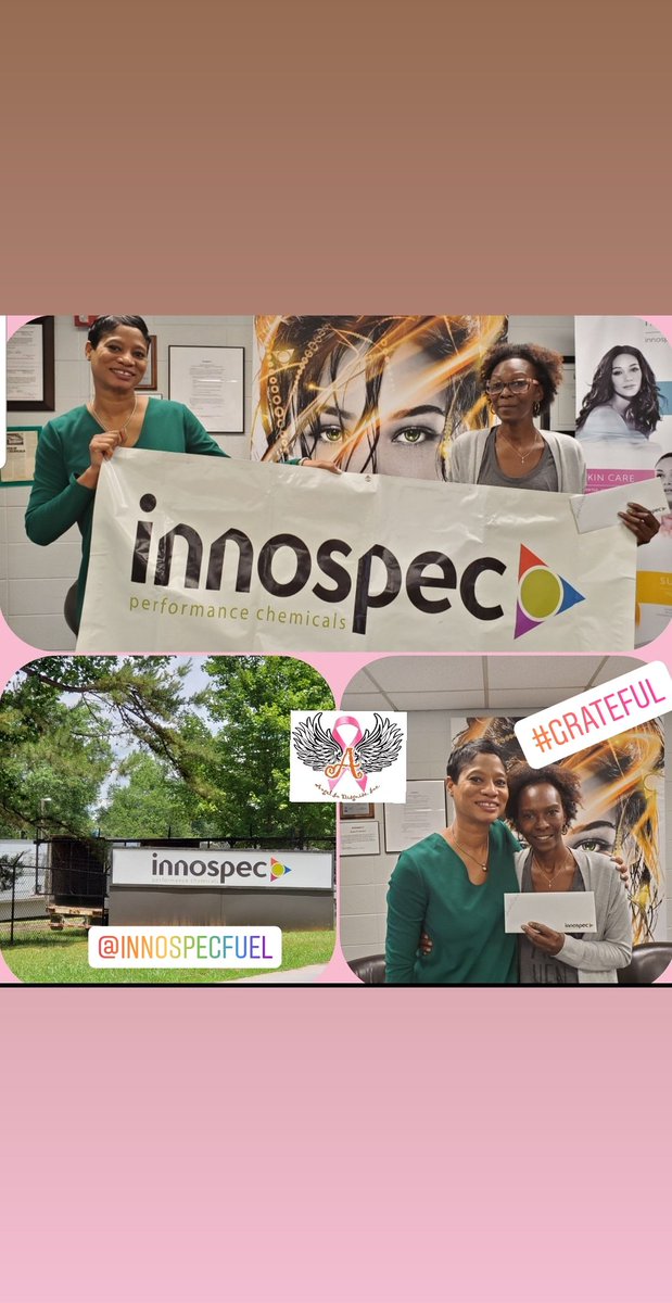 Angeldisguise_'s tweet photo. Thank you at #innospec  for your donation. #nonprofit #complimentary #transportation #breastcancer #bcsm #cancer #charlottenc https://t.co/sXRHO0DIwT