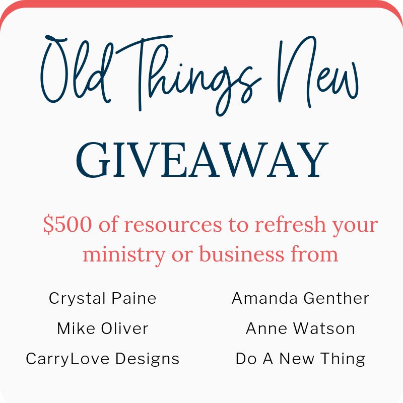 SusanBMead's tweet photo. What do you need to do differently? Check out the #oldthingsnew #giveaway at https://t.co/ANKUAxhpQG. https://t.co/vgcpJul1X6