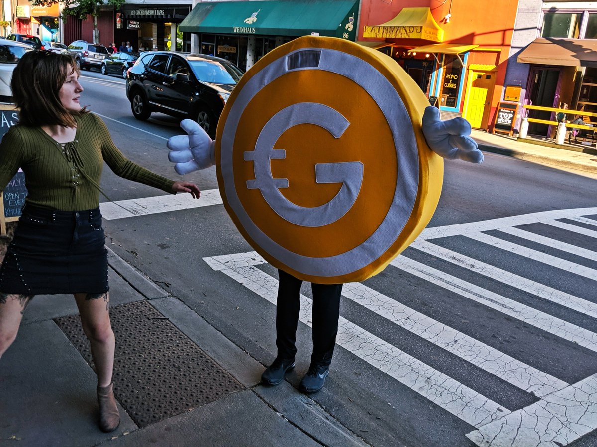 mr_goldcoin's tweet photo. It's impossible for Women to escape Mr. Goldcoin's Magnetic Spell! Sometimes they attack unexpectedly in the street just to Steal a Hug! βοΈπ€βοΈ
$GLD @Goldcoin #Goldcoin #AVL #TomorrowsBitcoin https://t.co/el1yLFre79