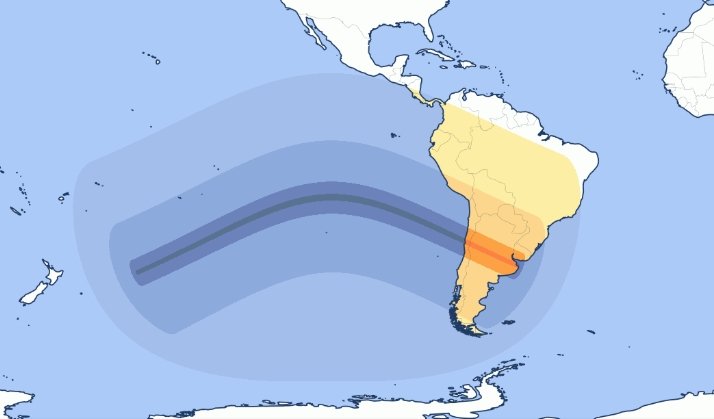nelvaldez's tweet photo. Este 2 de Julio sucederá el #EclipseSolar2019 en sudamérica, #BuenosAires estará en la franja de la totalidad #GranEclipse https://t.co/LvrlUPXPhw