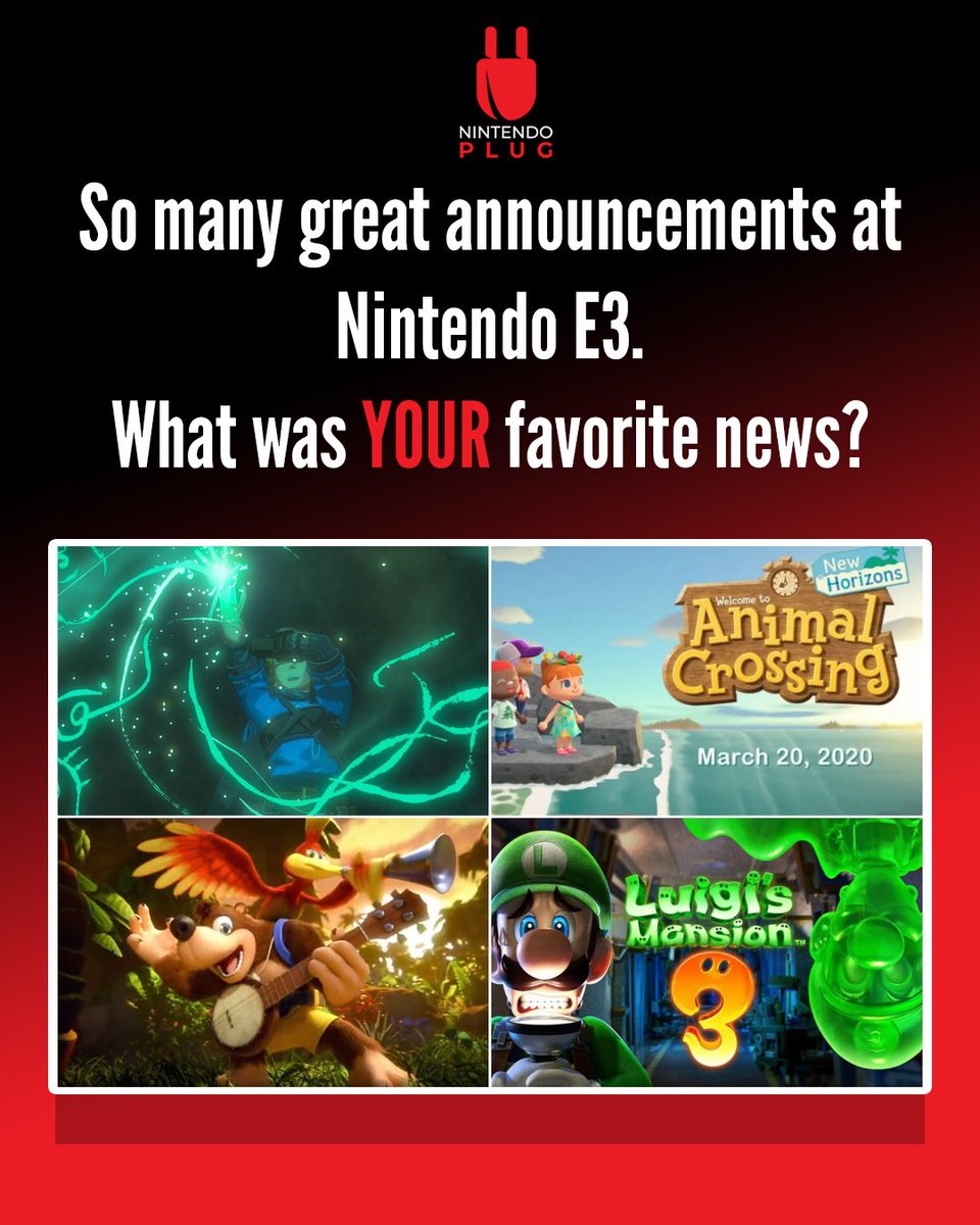 Nintendo’s most exciting day of the year is behind us now.❗️

We learned about so many exciting titles coming to Nintendo Switch this year and couldn’t be happier. 🔌

What is the #1 announcement that had you the MOST excited?