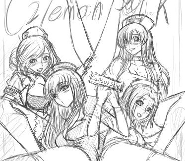 とりあえず表ラフ(暫定)
4人・・・か💦 