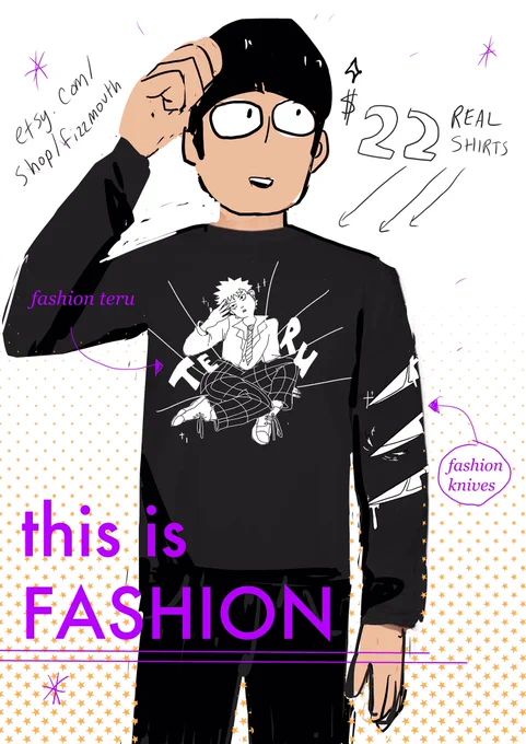 U should scope these hot new fashion mob psycho shirts out. @fizzmouth has them for preorder rn and they are fresh to death. Share this post &amp; everyone get shirts so we can all match next month
https://t.co/Ef0vYk2q84 