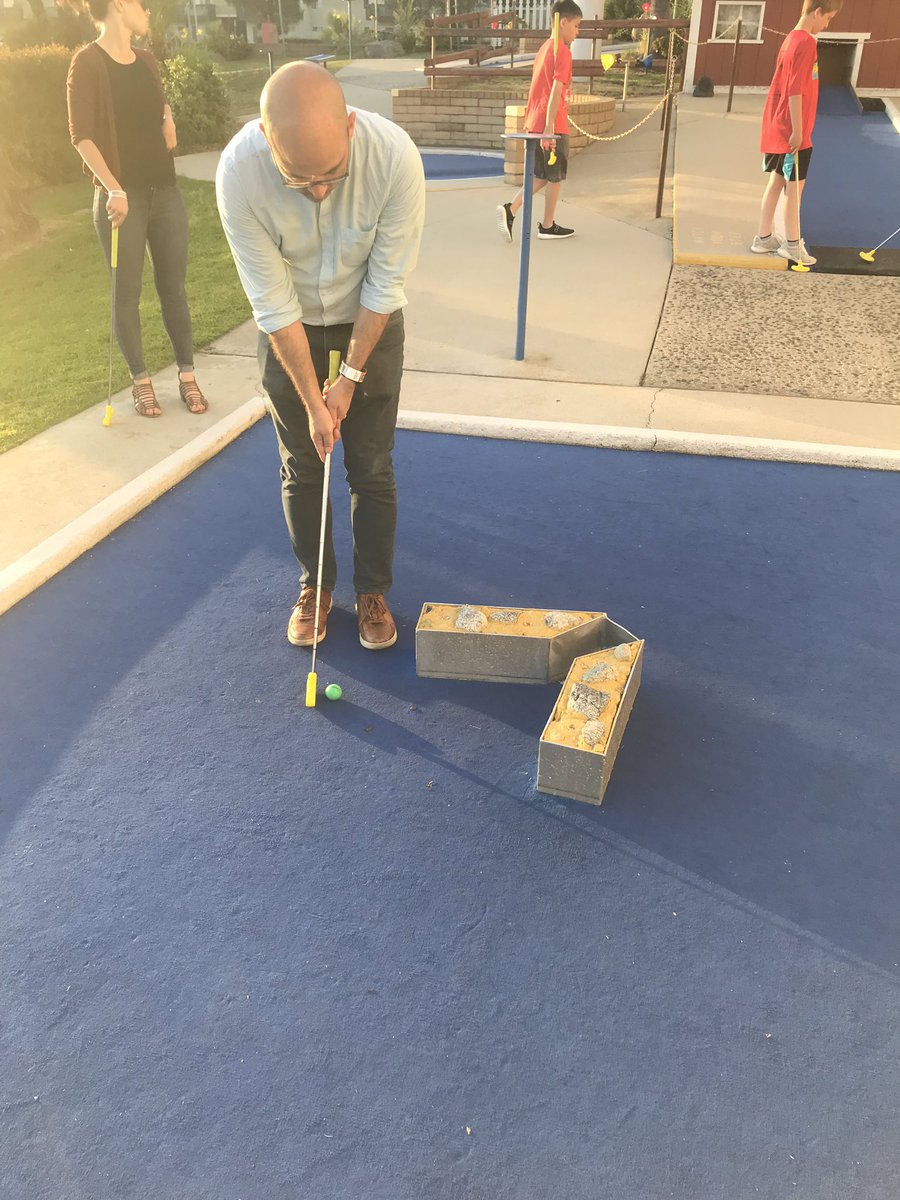 Y’all <a href="/causalinf/">scott cunningham</a> is doing so bad at putt-putt these kids skipped around us. <a href="/bobbydominy/">Bobby Dominy</a> and I are dying here. 😂😂😂