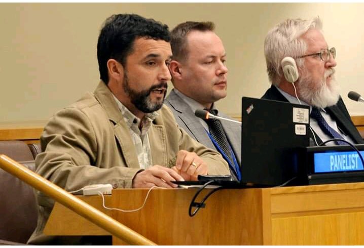 Dr. Carlos Gaymer, Director <a href="/esmoi_ucn/">ESMOI</a> y profesor <a href="/FaculMarUCN/">Facultad Cs. del Mar</a> <a href="/UCNorte/">Universidad Católica del Norte</a> #coquimbo #chile🇨🇱 participa en @IISDRS #ICP20 <a href="/UN/">United Nations</a> que  busca fomentar el derecho internacional para la conservación marina y uso sostenible de los océanos c/ <a href="/CarlosOlavarra4/">Carlos Olavarría</a> <a href="/cienciaceaza/">CEAZA</a> <a href="/OceanaChile/">Oceana en Chile</a>