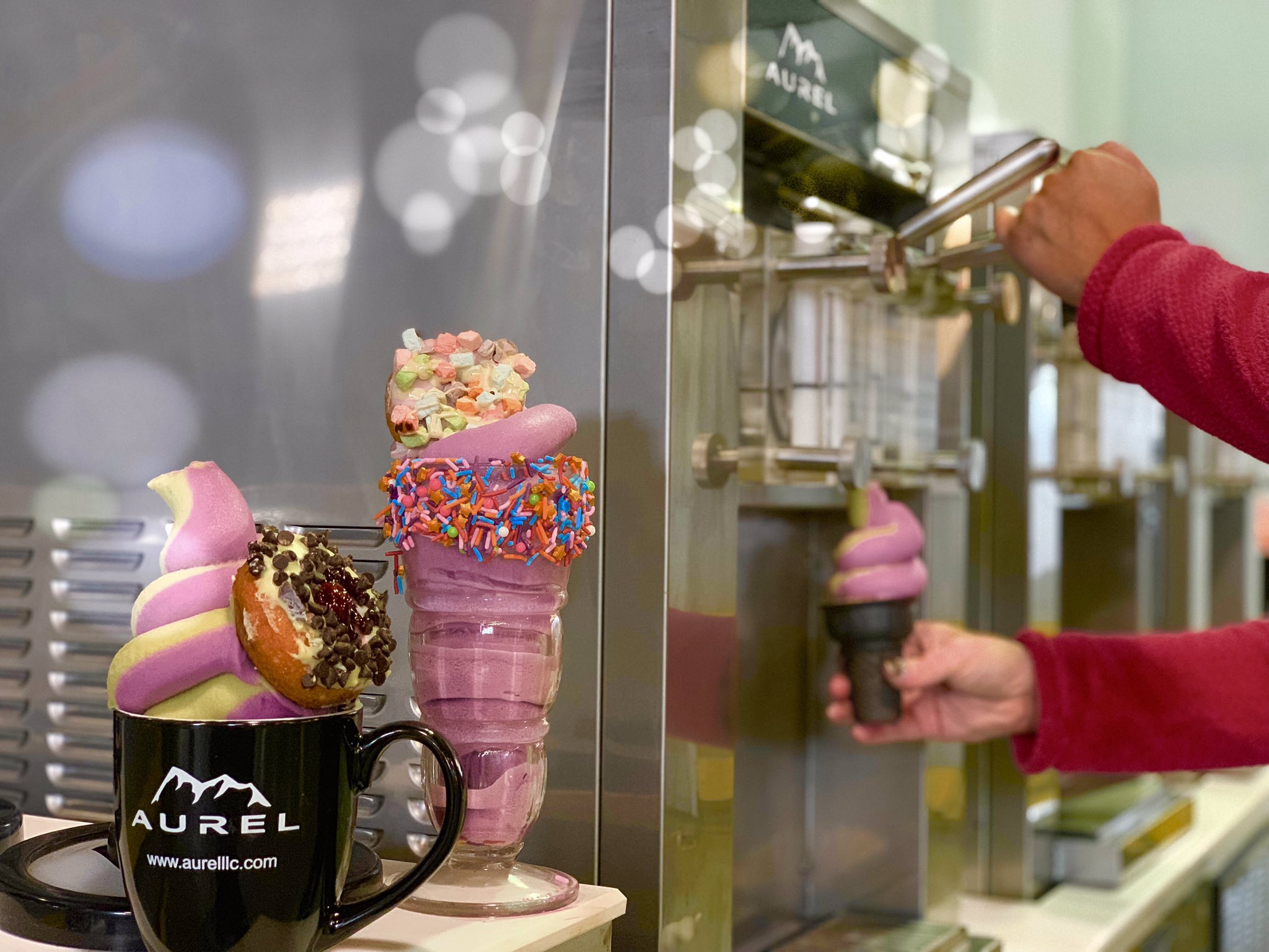 Aurel soft serve machines sale