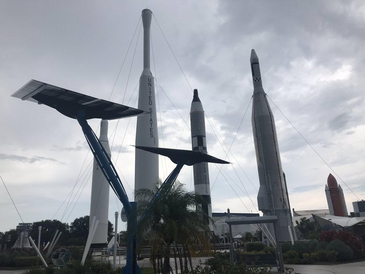NorthBerwickHS's tweet photo. Science Orlando Trip - busy day today!  At the Kennedy Space Centre.  We learned about the history of NASA, experienced a launch simulation and had lunch with the astronaut John Blaha.  Finally we did an indoor skydive learning more about resistance.  Superb day! https://t.co/clhK78UMhN