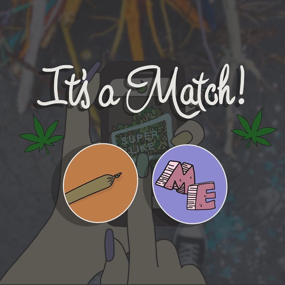 Match made in heaven 💚💚💚 #420 #weedkweenz #ladieswhosmoke #truelove #herbinladies